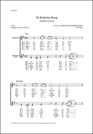 St. Nicholas Song SSA choral sheet music cover